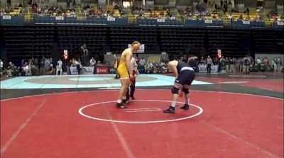 285lbs Round 3 Tanner Harms (Wyoming) vs. Jon Gingrich (Penn State)