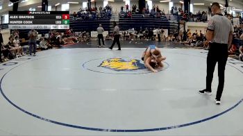 157 lbs 1st & 3rd (16 Team) - Hunter Cook, Lumpkin Co. vs Alex Grayson, Heritage-Catoosa