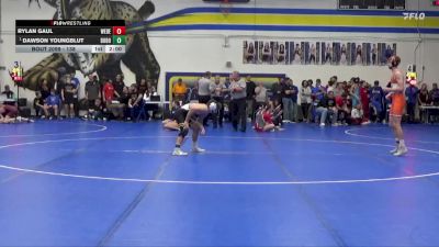 138 lbs Quarterfinal - Dawson Youngblut, Don Bosco vs Rylan Gaul, West Delaware, Manchester