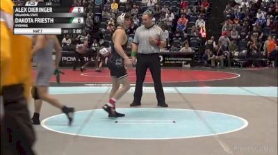 165lbs Quarter-finals Alex Dieringer (Oklahoma State) vs. Dakota Friesth (Wyoming)