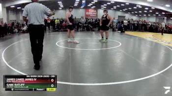 285 lbs Semifinal - Gabe Ratliff, Grundy Wrestling Club vs James (Jake) James IV, Noke Wrestling RTC