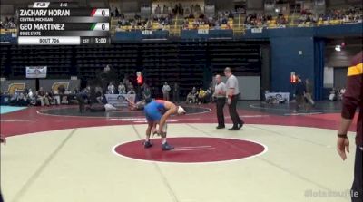 141lbs Semi-finals Geo Martinez (Boise State) vs. Zach Horan (Central Michigan)