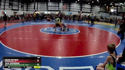 106 lbs Semis (4 Team) - Adam Petrov, HEADHUNTERS vs Tate Goodson, GREAT BRIDGE WRESTLING CLUB - GOLD