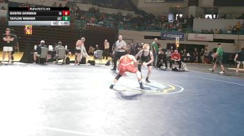120 lbs Consi Of 8 #1 - Dustin Gorman, Fort Dorchester vs Taylon Winker, Catawba Ridge