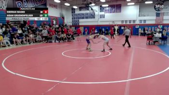 125 lbs Finals (2 Team) - Kiernan Magee, Baldwin Wallace vs Aidan Gruenenfelder, Loras