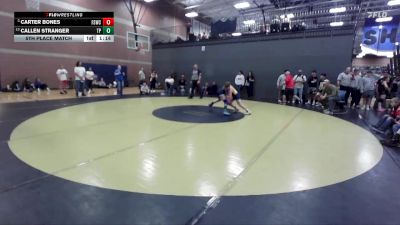 112 lbs 5th Place Match - Callen Stranger, Terreton Panthers vs Carter Bones, Fighting Squirrels Wrestling Club