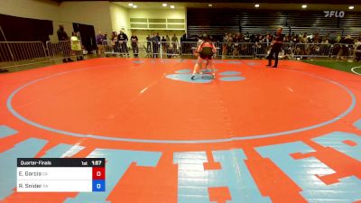 160 lbs Quarterfinal - Eva Garcia, CA vs Raegan Snider, PA