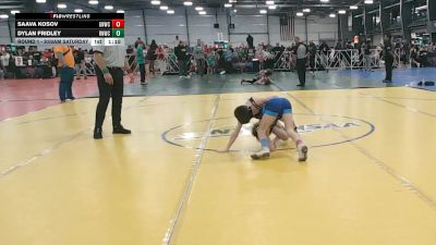 72 lbs Round 1 - 9:00am Saturday - Dylan Fridley, Ranger Wrestling Club vs Saava Kosov, Great Neck W.C.