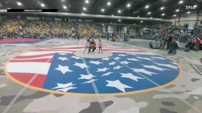 40 lbs Cons. Round 2 - Mai`Em Rides Horse, Remnant Wrestling Club vs Kenzlie Holland, Britton Hecla