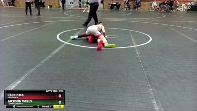 110 lbs Round 5 - Cain Rock, Shamrock vs Jackson Wells, Team Gotcha IL