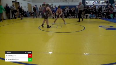 180 lbs Round Of 16 - Trenton Kenny, Belle Vernon vs Maximus Dablock, Ambridge