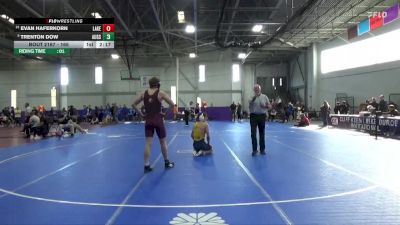 165 lbs Champ. Round 2 - Trenton Dow, Augsburg vs Evan Haferkorn, Lakeland