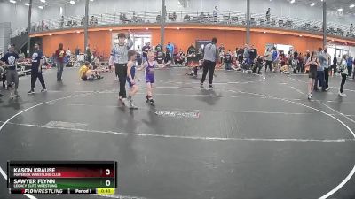 60 lbs Cons. Round 3 - Sawyer Flynn, Legacy Elite Wrestling vs Kason Krause, Maverick Wrestling Club