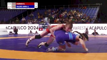 53 kg Quarterfinal - Dominique Parrish, USA vs Antonia Valdes, CHI