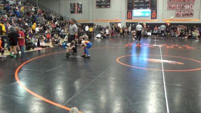 PW-12 lbs Semifinal - Danny Bohling, Jesup Mat Club vs Lincoln Walker, IAWC