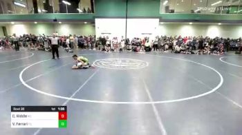 80 lbs Round Of 32 - Cade Riddle, NC vs Vinny Ferrari, TX