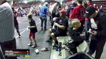53 lbs Champ. Round 1 - Cash Zegar, Duncan Wrestling Club vs John Lehn, Nebraska Wrestling Academy