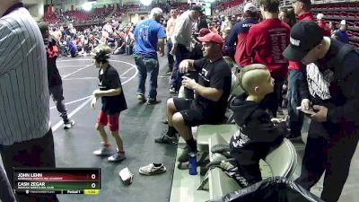 53 lbs Champ. Round 1 - Cash Zegar, Duncan Wrestling Club vs John Lehn, Nebraska Wrestling Academy