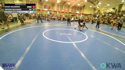 126 lbs Rr Rnd 1 - Wyatt Wilkinson, Skiatook Youth Wrestling vs Bryson Delousier, KIPP TULSA