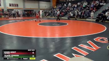 N-4 lbs Cons. Round 1 - Tilmon Johnson, Marion Wolves vs Kohen Gerot, The Royal