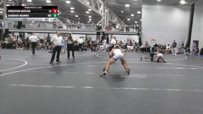 120 lbs Round 1 (6 Team) - Damian Manna, Rebellion vs Preston Nitche, Frost Gang