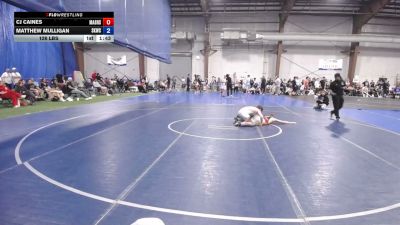 126 lbs Rr Rnd 3 - CJ Caines, Mat Assassins Black - HS vs Matthew Mulligan, SKWC - HS