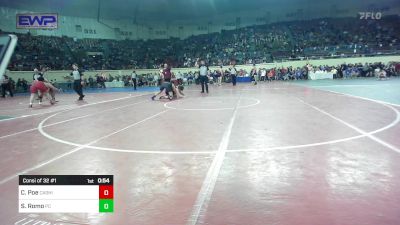 160 lbs Consi Of 32 #1 - Connor Poe, Cashion Wrestling Club vs Sebastián Romo, Putnam City