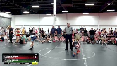 80 lbs Round 5 (6 Team) - Finn Wheeler, Savage WA vs Colin Schafer, Quaker Nation