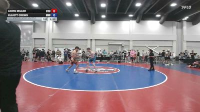 157 lbs Cons. Sub-semis - Lewis Miller, Stronghold vs Elliott Crews, Midlothian Miners WC