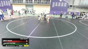 120 lbs Cons. Round 2 - Lincoln Flayter, WI vs Riley Hulwi, AL