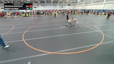 95 lbs Semifinal - Brookson Marksbury, Unattached vs Haedyn Cochran, Unattached