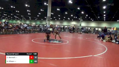 155 lbs Round 2 (8 Team) - Ariana Ellison, Montana vs Claire Bennett, FC Boom Squad