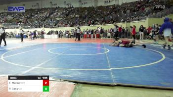 130 lbs Round Of 16 - Evan Moore, Tuttle vs Parker Goss, Vinita Jr. High