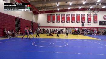 197 lbs Champ. Round 2 - Tasman Cassell, Unattached vs Nester Arriaga, Fresno City College