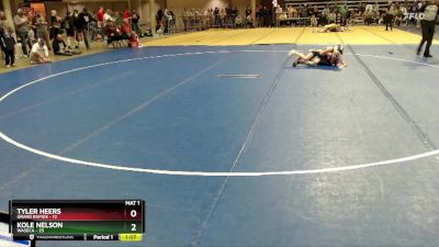 80 lbs Cons. Round 1 - Tyler Heers, Grand Rapids vs Kole Nelson, Waseca