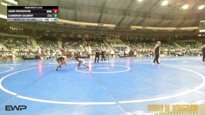 67 lbs 2nd Place - John Petrovcik, NBWA vs Cameron Gilbert, The St James Academy