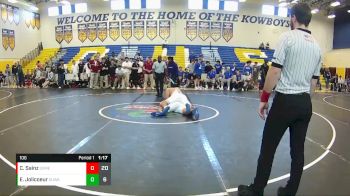 106 lbs Finals (8 Team) - Eli Jolicoeur, Suwannee vs Carlos Sainz, Somerset