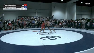 97 kg Champ. Rd Of 16 - Nicholas Boykin, Ohio vs Ryder Rogotzke, Ohio RTC/ Titan Mercury Wrestling Club