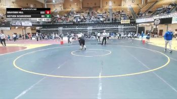 285 lbs Champ. Round 1 - Keyven Schroeder, Barton CC vs Brayden Hill, Cloud County CC