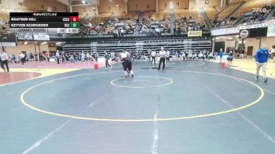 285 lbs Champ. Round 1 - Keyven Schroeder, Barton CC vs Brayden Hill, Cloud County CC