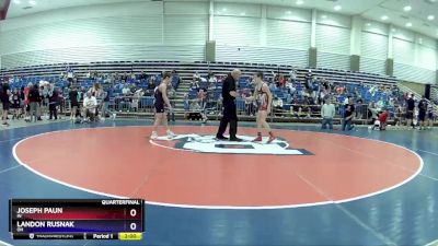 110 lbs Quarterfinal - Joseph Paun, IN vs Landon Rusnak, OH