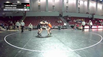 150-152 lbs 1st Place Match - Morgana Dunn, Cavalier Wrestling Club vs Amelia Belleau, Chesterfield