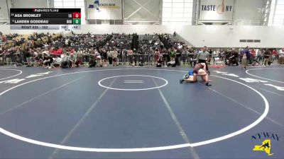 152 lbs Cons. Round 3 - Landen Goddeau, Club Not Listed vs Asa Bromley, 518 Grapplers