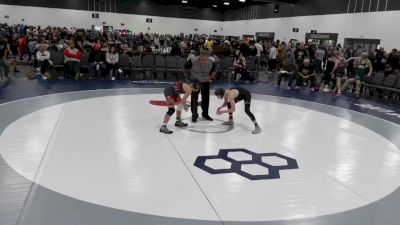90 lbs Round 2 (6 Team) - Alex Lobdell, Untouchables vs Braxtyn Barnett, Beast Mode