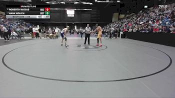 150 lbs Cons. Round 2 - Hank Kolich, Overland Park - St. Thomas Aquinas HS vs Roberto Macias, Hays