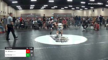 100 lbs 7th Place - Michael Wilson, Whitted Trained Grey (TX) vs Braylen Parker, Team Gotcha (IL)