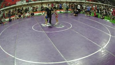 52-58.4 lbs Champ. Round 2 - Madison Vigil, Colorado vs Davina Devine, Idaho