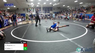 67-70 lbs Rr Rnd 2 - Aubree Mcguire, Redskins Wrestling Club vs Benjamin Kalka, Chandler Takedown Club