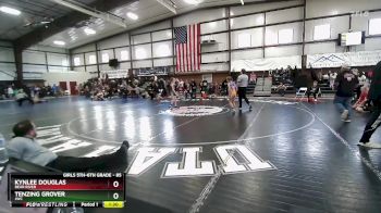 85 lbs Quarterfinal - Tenzing Grover, JWC vs Kynlee Douglas, Bear River