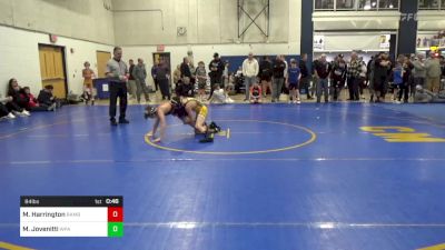 84 lbs Quarterfinal - Matt Harrington, Rambler W.C. vs Maximus Jovenitti, WPA Spartans